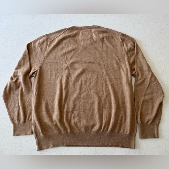 St. John's Bay Mens Sun Bronze Heather Sweater Size XXL V-Neck Grunge Preppy VTG - Picture 9 of 11